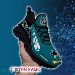 San Jose Sharks Sports Shoes Custom Name Fans Gift Max Soul Sneakers New Ideas - San Jose Sharks Chunky Sneakers Personalized_6