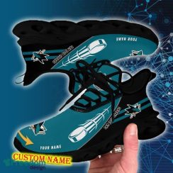 San Jose Sharks Sports Shoes Custom Name Fans Gift Max Soul Sneakers New Ideas - San Jose Sharks Chunky Sneakers Personalized_8