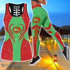South Sydney Rabbitohs Combo Hollow Tanktop and Legging Sport Gift For Women