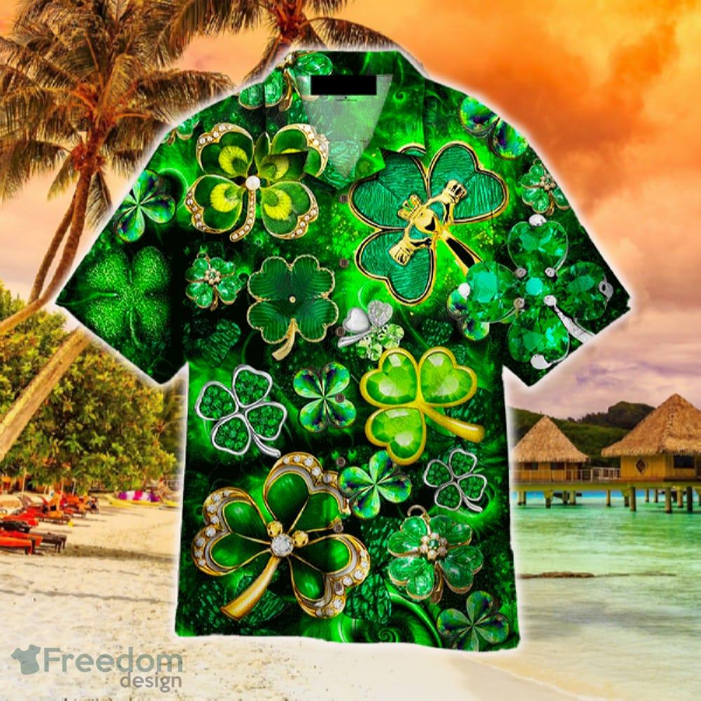 St Patrick Day Green Shamrock Hawaiian Shirt Summer For Men And Women Exotic - St Patrick Day Green Shamrock Hawaiian Shirt Aloha For Men And Women_1