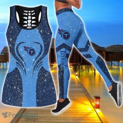 Tennessee Titans Combo Hollow Tanktop and Legging Sport Gift For Women