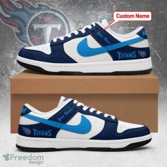Tennessee Titans Low Top Shoes Custom Name For Fans Gift Sneakers