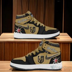 Vegas Golden Knights Air Jordan Hightop Sneaker Custom Name For Fans