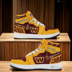 Washington Commanders Air Jordan Hightop Sneaker Custom Name For Fans