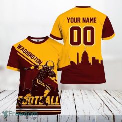 Washington Commanders All Over Printed Custom Name And Number Nfl 3D T Shirts Limited Edition Gift
