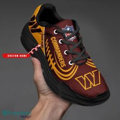 Washington Commanders NFLCustom Name Sneakers For Men And Women Fans Gift Sneakers Shoes - Washington Commanders NFL Custom Name Sneakers Shoes_2