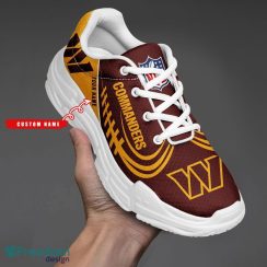 Washington Commanders NFLCustom Name Sneakers For Men And Women Fans Gift Sneakers Shoes