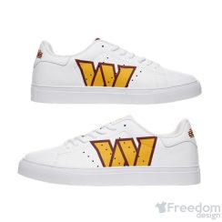 Washington Commanders One Line Pattern Skate Shoes For All Fans
