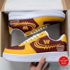 Washington Commanders Personalized Name Air Force Shoes Trending Gift For Fans Sneakers Product Photo 2