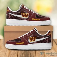 Washington Commanders Sneakers Thunder Lightning Air Force Shoes For Fans Washington Commanders Sneakers Thunder Lightning Air Force Shoes For Fans