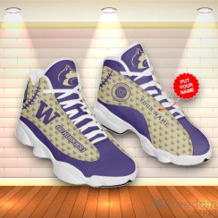 Washington Huskies Nfl Football Air Jordan 13 Sneaker Shoes
