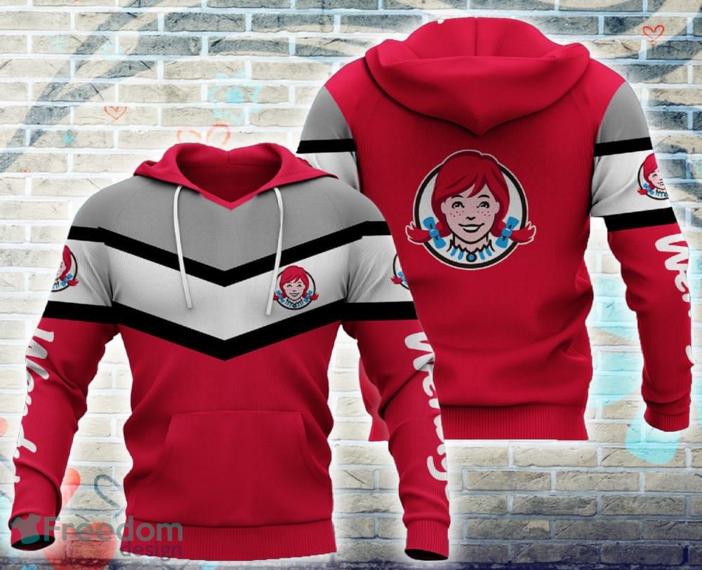 Wendy's Brand Logo Chimney 3D Hoodie All Over Printed For Men Women image Wendy's Brand Logo Chimney 3D Hoodie All Over Printed For Men Women