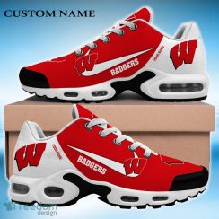 Wisconsin Badgers Personalized NCAA Air Cushion Sports Shoes New Version Gift Sneakers - Wisconsin Badgers Personalized NCAA Air Cushion Shoes_2