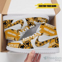 Wolves Fc Air Jordan Hightop Sneaker Custom Name For Fans