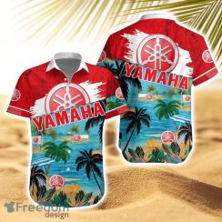 Yamaha Beach Tropical Breathable Hawaiian Shirt