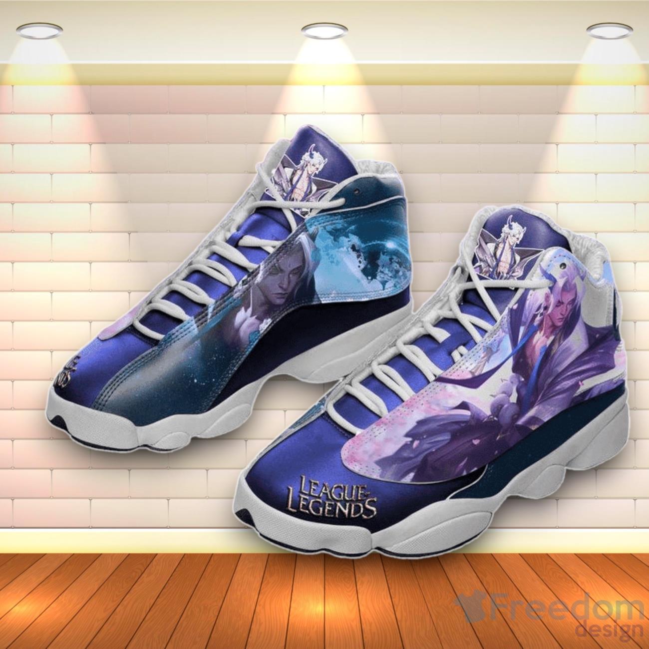 Yasuo Yone Lol League Of Legends Game Air Jordan 13 Sneaker Shoes image Yasuo Yone Lol League Of Legends Game Air Jordan 13 Sneaker Shoes Product Photo 1