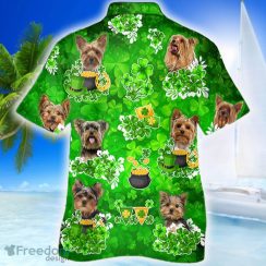 Yorkshire Terrier Happy St.patrick 3D Hawaiian Shirt Dog Lover Gift Beach - Yorkshire Terrier Happy St.patrick 3D Hawaiian Shirt Dog Lover Gift_2