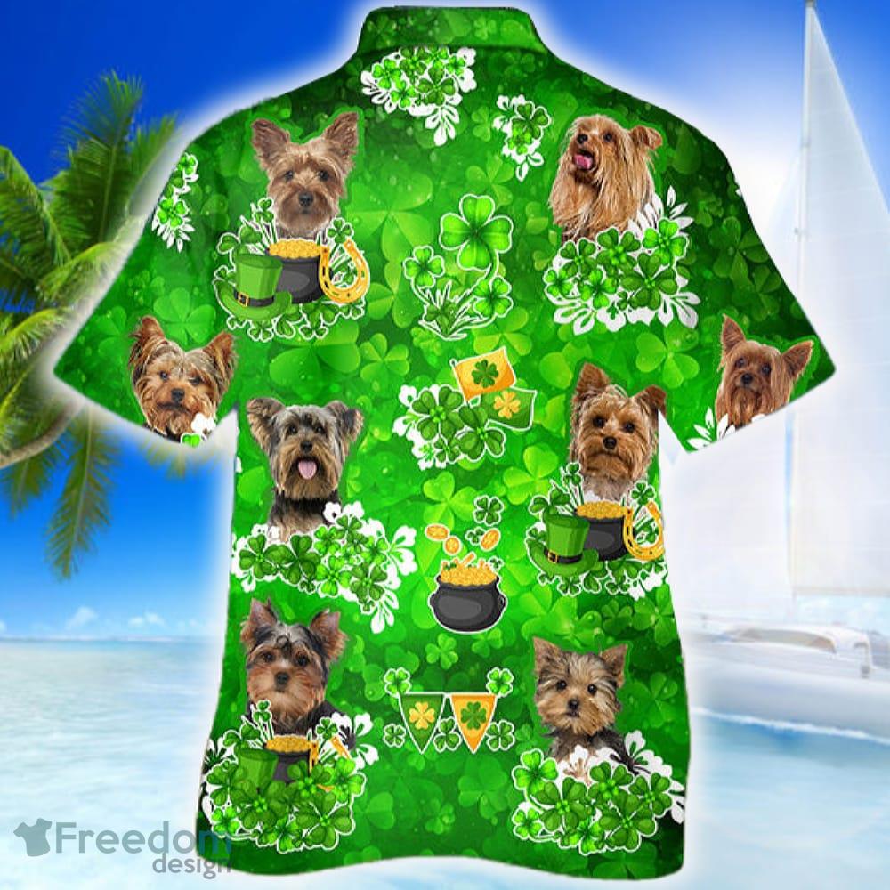 Yorkshire Terrier Happy St.patrick 3D Hawaiian Shirt Dog Lover Gift Beach image Yorkshire Terrier Happy St.patrick 3D Hawaiian Shirt Dog Lover Gift Beach - Yorkshire Terrier Happy St.patrick 3D Hawaiian Shirt Dog Lover Gift_2