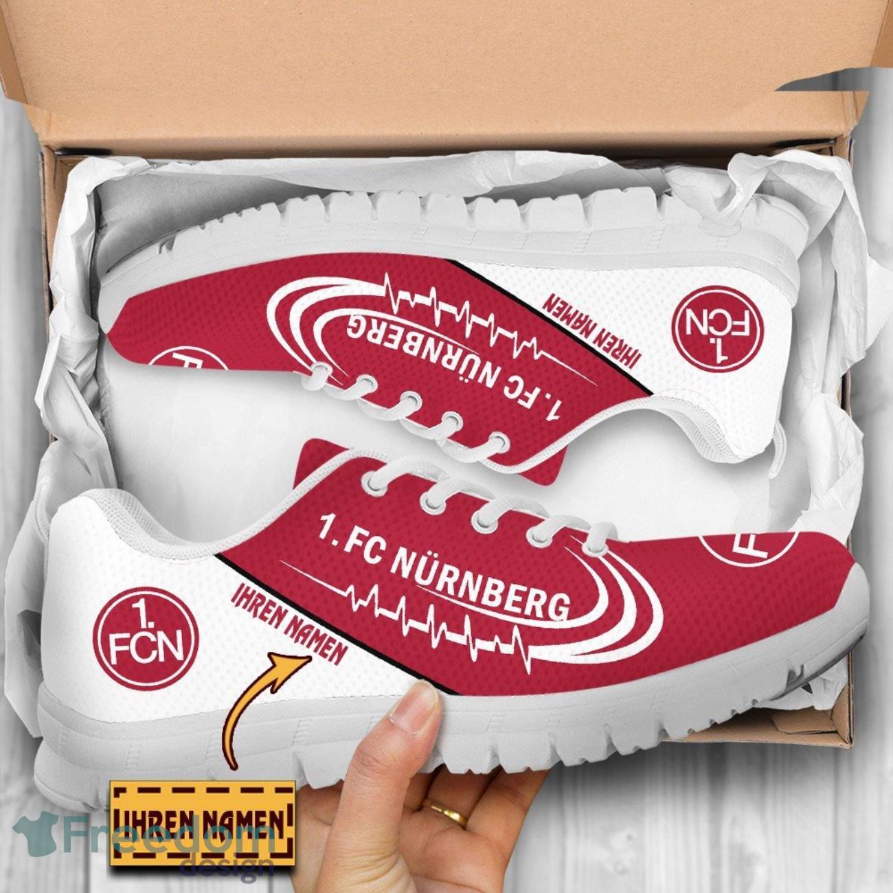 1. FC Nurnberg Sneakers Sport Shoes Custom Name For Men And Women image 1. FC Nurnberg Sneakers Sport Shoes Custom Name For Men And Women Product Photo 1
