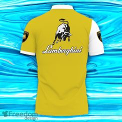 3D Printed Lamborghini Yellow Polo Shirt Style Gift For Men And Women Product Photo 2