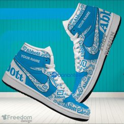 Abbott Brand Logo Custom Name Air Jordan Hightop Shoes For Sneakers Fans