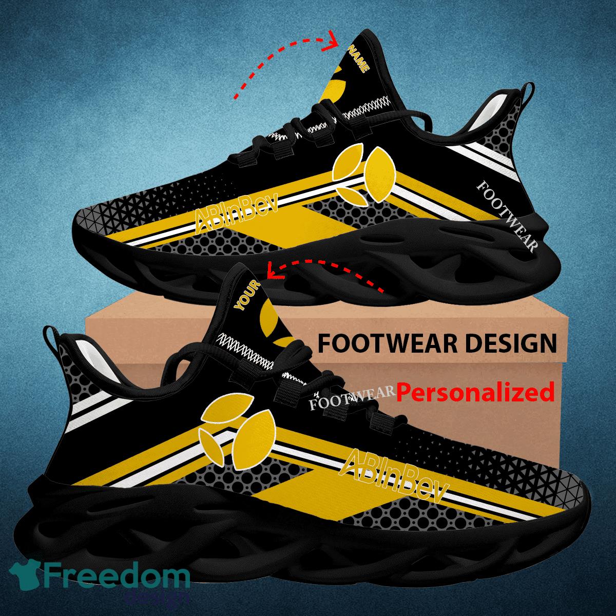ABinbev Logo Personalized Max Soul Shoes For Men Women Running Sneaker Sleek Fans image ABinbev Logo Personalized Max Soul Shoes For Men Women Running Sneaker Sleek Fans - ABinbev Logo Personalized Chunky Shoes Photo 2