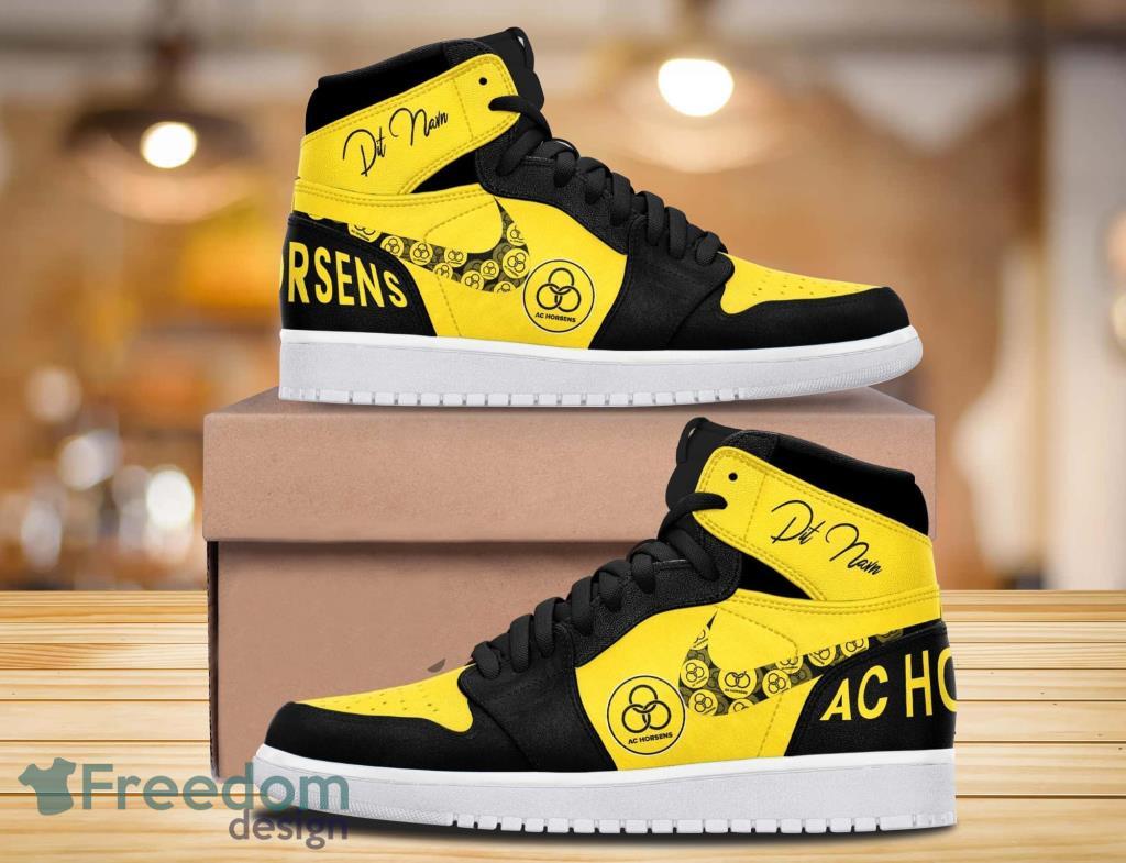 AC Horsens Superliga Air Jodan 1 High Top Sneaker image AC Horsens Superliga Air Jodan 1 High Top Sneaker Product Photo 1