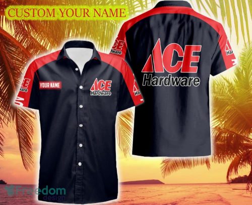 Ace Hardware Logo Brand Island Hawaiian Shirt For Men Women Beach Custom Name - Ace Hardware Logo Brand Island Hawaiian Shirt For Men Women Beach Custom Name