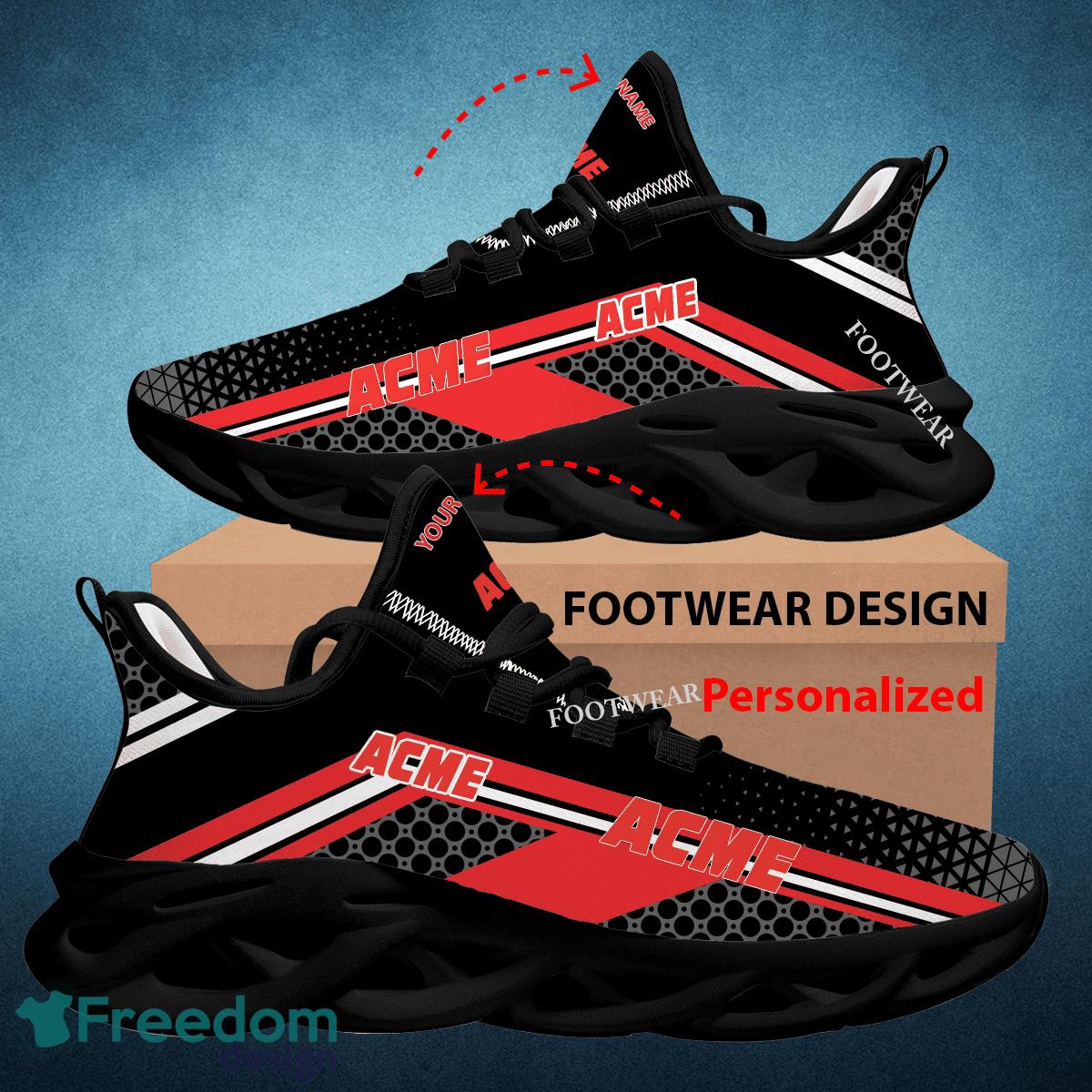 Acme Markets Logo Personalized Max Soul Shoes For Men Women Chunky Sneaker Innovative Fans image Acme Markets Logo Personalized Max Soul Shoes For Men Women Chunky Sneaker Innovative Fans - acme markets Logo Personalized Chunky Shoes Photo 2