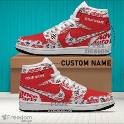 Advance Auto Parts Brand Logo Custom Name Air Jordan Hightop Shoes For Sneakers Fans - advance auto parts Logo Personalized Air Jordan Hightop Shoes Photo 2