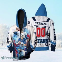 Afc South Division Champions Tennessee Titans Super Bowl 2021 1 Personalized Zip Hoodie 3D All Over Print