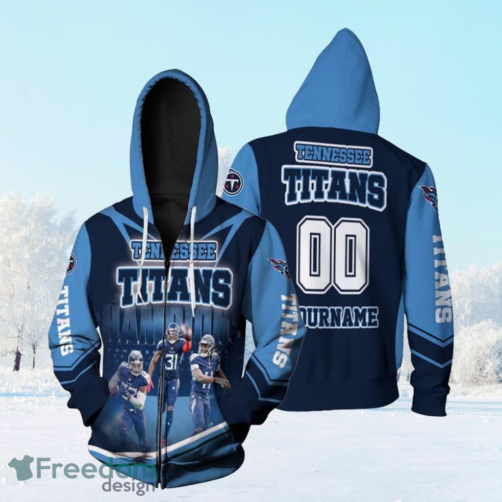 Afc South Division Champions Tennessee Titans Super Bowl 2021 2 Personalized Zip Hoodie 3D All Over Print image Afc South Division Champions Tennessee Titans Super Bowl 2021 2 Personalized Zip Hoodie 3D All Over Print Product Photo 1