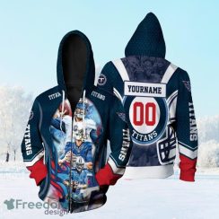 Afc South Division Champions Tennessee Titans Super Bowl 2021 Personalized Zip Hoodie 3D All Over Print