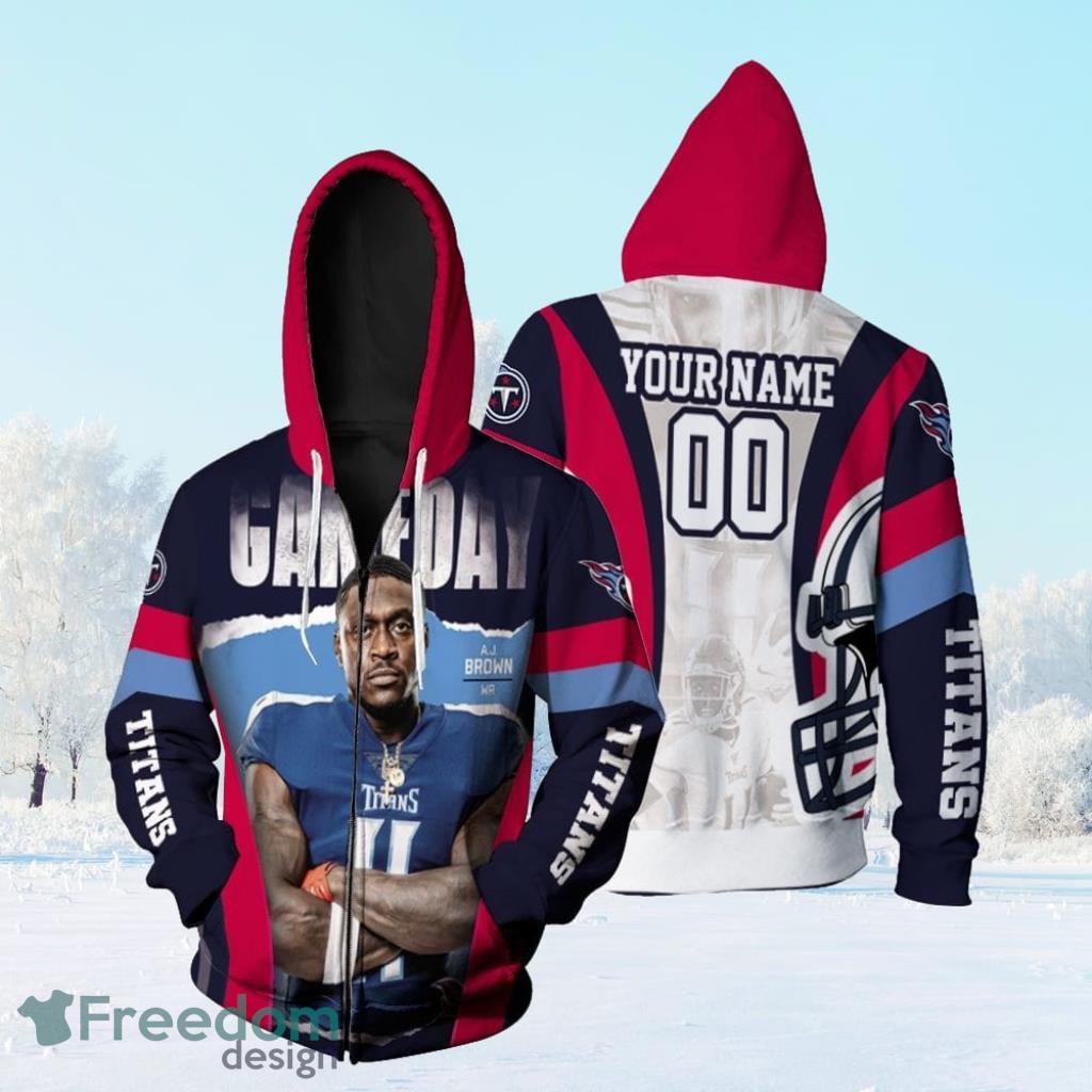 A.J.Brown 11 Tennessee Titans Afc South Division Super Bowl 2021 Personalized Zip Hoodie 3D All Over Print image A.J.Brown 11 Tennessee Titans Afc South Division Super Bowl 2021 Personalized Zip Hoodie 3D All Over Print Product Photo 1