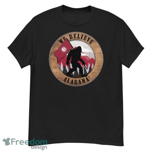 Alabama Bigfoot We Believe T-Shirt, Hoodie, Sweatshirt - G500 Men’s Classic T-Shirt