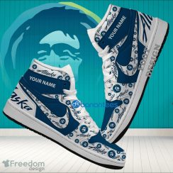 Alaska Airlines Brand Logo Custom Name Air Jordan Hightop Shoes For Sneakers Fans