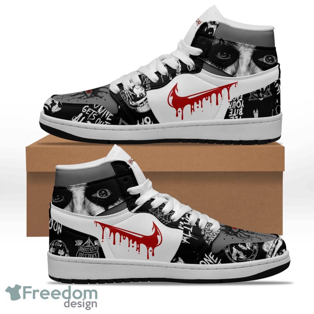 Alice Cooper Air Jordan 1 High Top Shoes image Alice Cooper Air Jordan 1 High Top Shoes - Alice Cooper Air Jordan 1 High Top Shoes_1