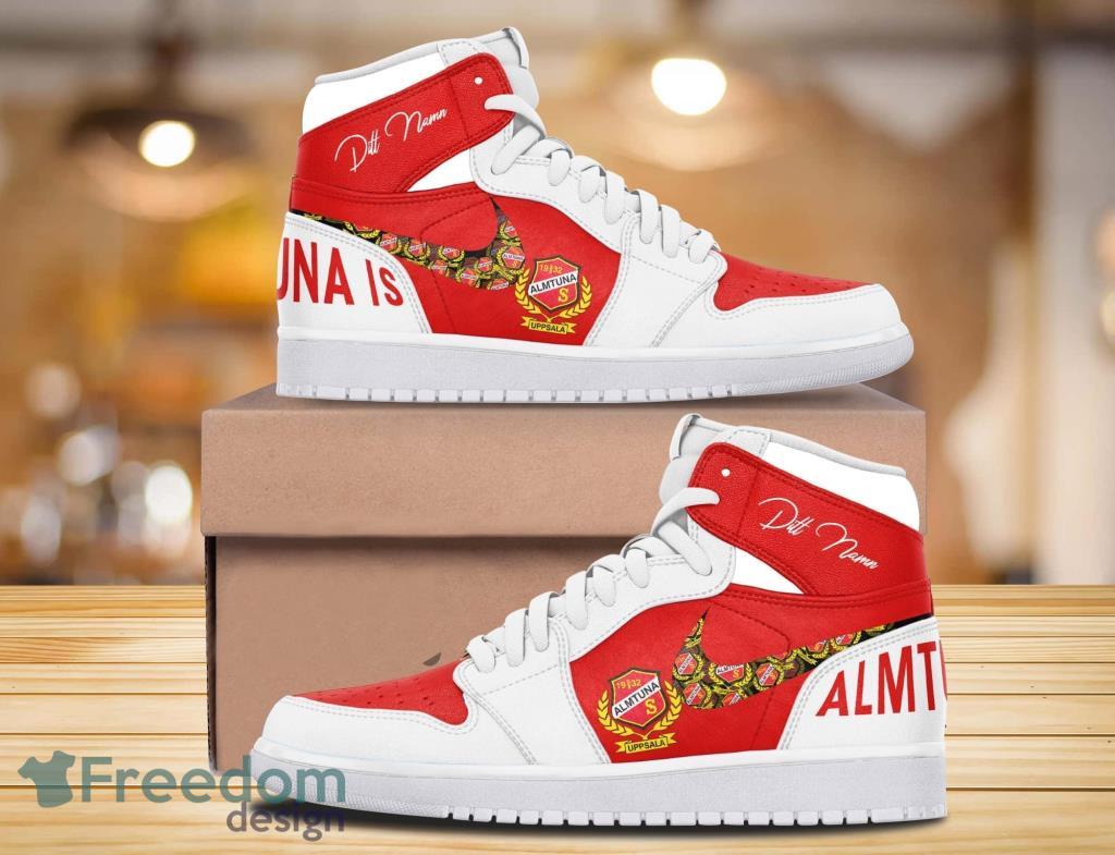 Almtuna IS SHL och HockeyAllsvenskan Air Jodan 1 High Top Sneaker image Almtuna IS SHL och HockeyAllsvenskan Air Jodan 1 High Top Sneaker Product Photo 1