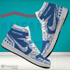 Amfam Brand Logo Custom Name Air Jordan Hightop Shoes For Sneakers Fans