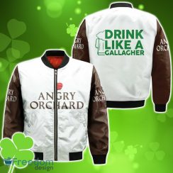 Angry Orchard Drink Like A Gallagher Patrick Day Bomber 3D For Men Women
