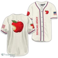 Angry Orchard USA Flag Baseball Jersey Shirt For Men Women Fans