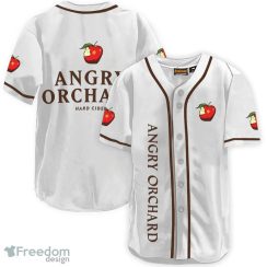 Angry Orchard White Baseball Jersey Shirt For Men Women Fans