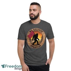 Arkansas Bigfoot We Believe T-Shirt, Hoodie, Sweatshirt - Short Sleeve T-Shirt-1