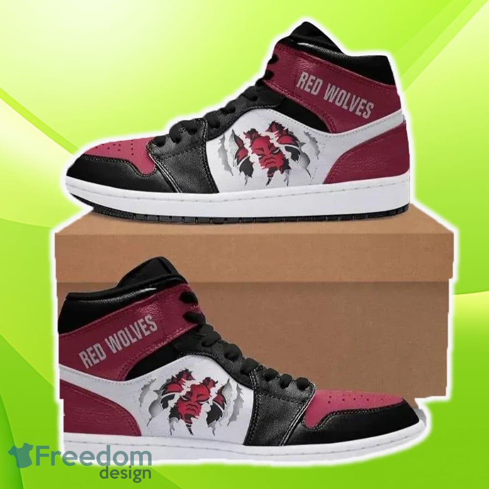 Arkansas State Red Wolves 2 NCAA Air Jordan Hightop Shoes For Men Women Gifts New Sport Sneakers For Fans image Arkansas State Red Wolves 2-NCAA Air Jordan Hightop Shoes For Men Women Gifts New Sport Sneakers For Fans - Arkansas State Red Wolves 2-NCAA Air Jordan Hightop Shoes For Men Women Gifts New Sport Sneakers For Fans