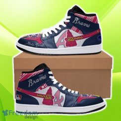 AtIanta Braves Air Jordan Hightop Shoes For Men Women Gift New Sneakers