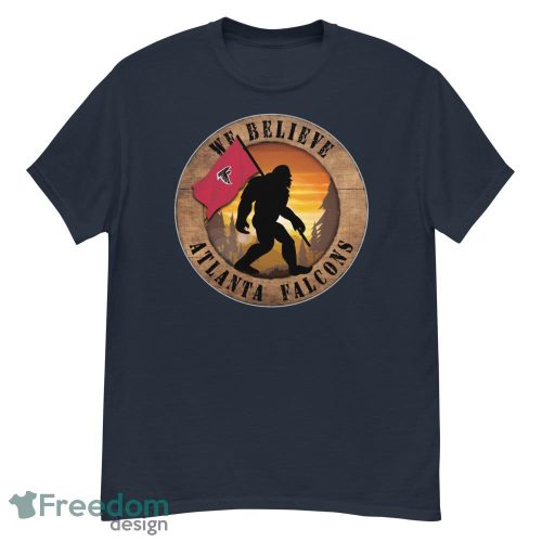 Atlanta Falcons Bigfoot We Believe T-Shirt, Hoodie, Sweatshirt - G500 Men’s Classic T-Shirt-1