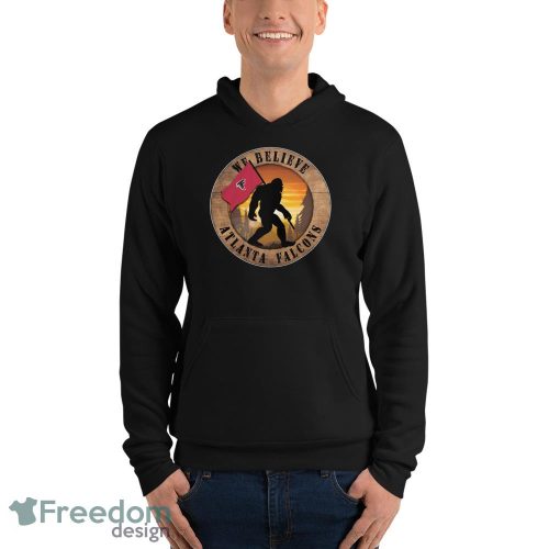 Atlanta Falcons Bigfoot We Believe T-Shirt, Hoodie, Sweatshirt - Unisex Fleece Pullover Hoodie