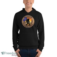 Baltimore Ravens Bigfoot We Believe T-Shirt, Hoodie, Sweatshirt - Unisex Fleece Pullover Hoodie