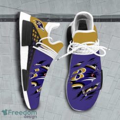 Baltimore Ravens NFL NMD Human Race Shoes Running Shoes