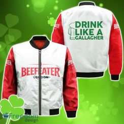 Beefeater Gin Drink Like A Gallagher Patrick Day Bomber 3D For Men Women